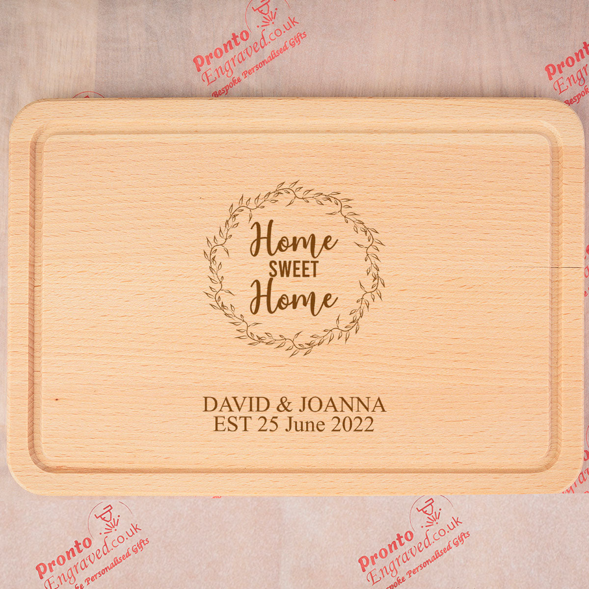 Personalised Chopping Board - Home Sweet Home