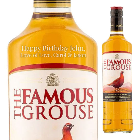 Personalised Famous Grouse Engraved Whisky 70cl