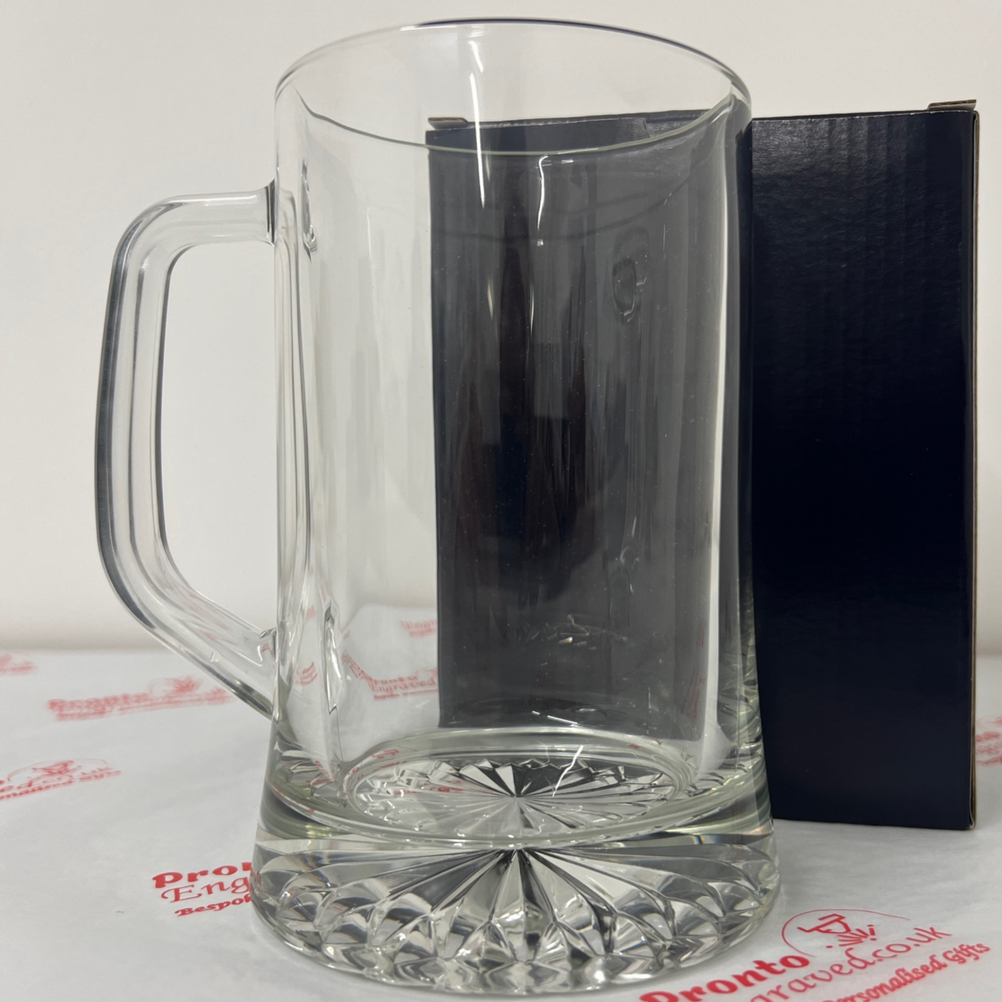 Personalised Father’s Day Glass Beer Tankard