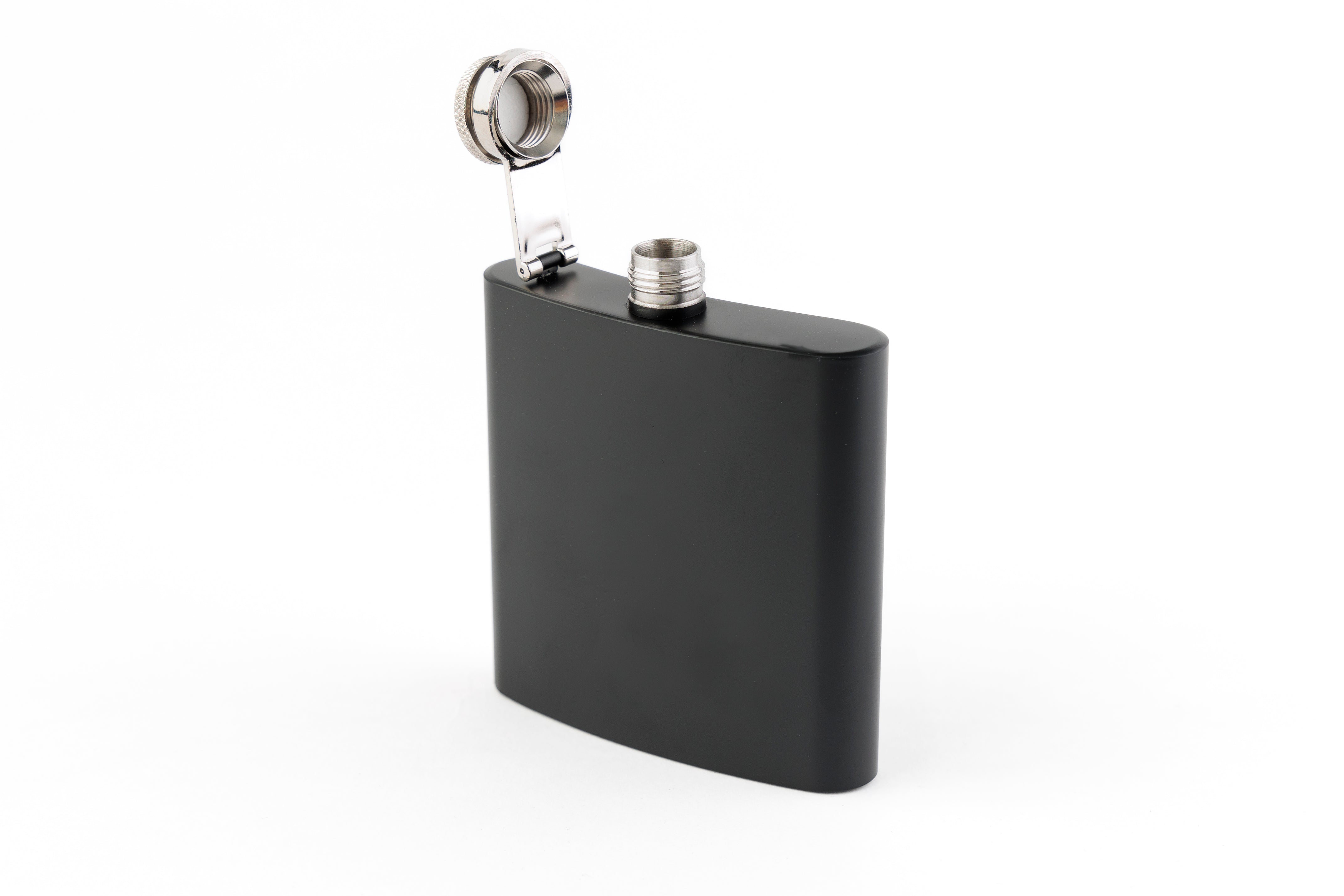 Personalised Metal Hip Flask – 5 Line Message