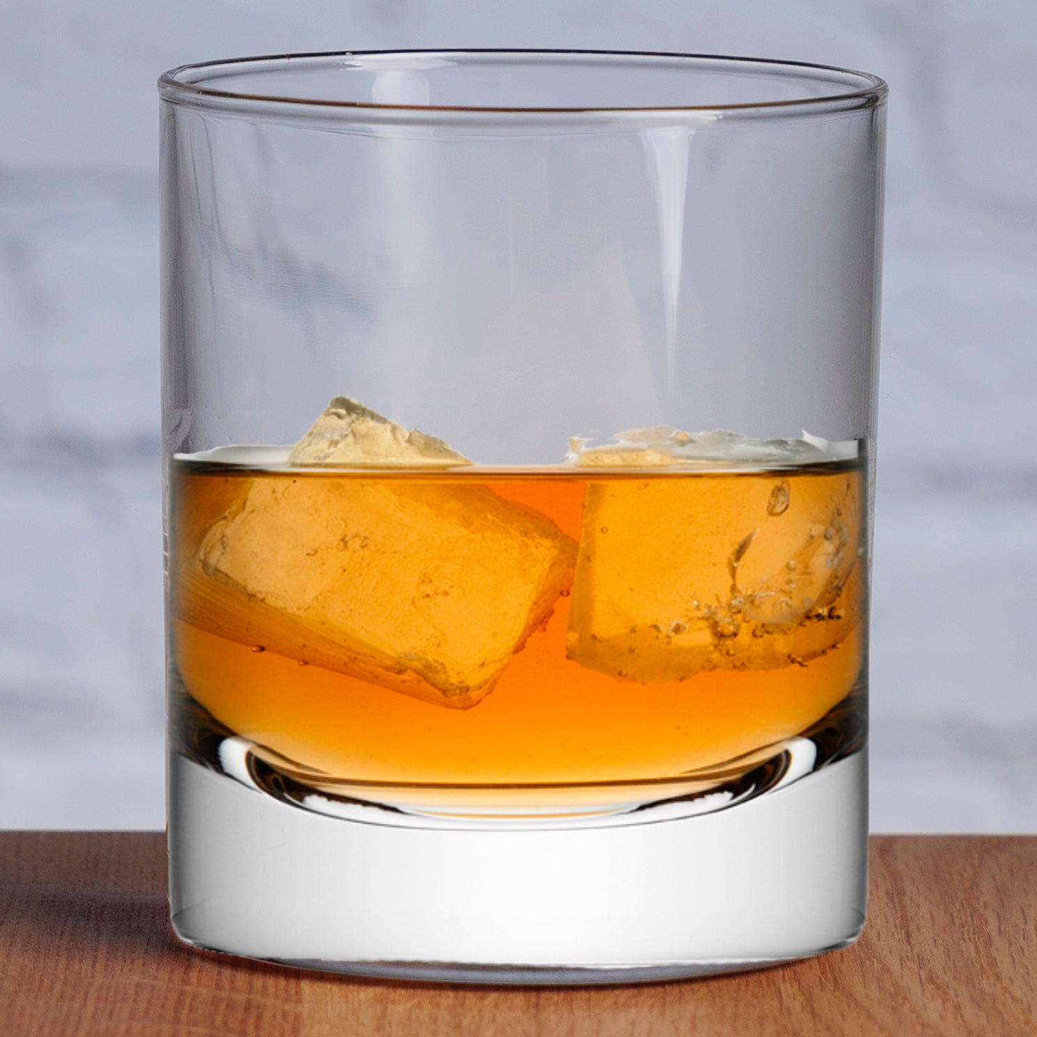 Personalised Monogram Stern Glass Whisky Tumbler