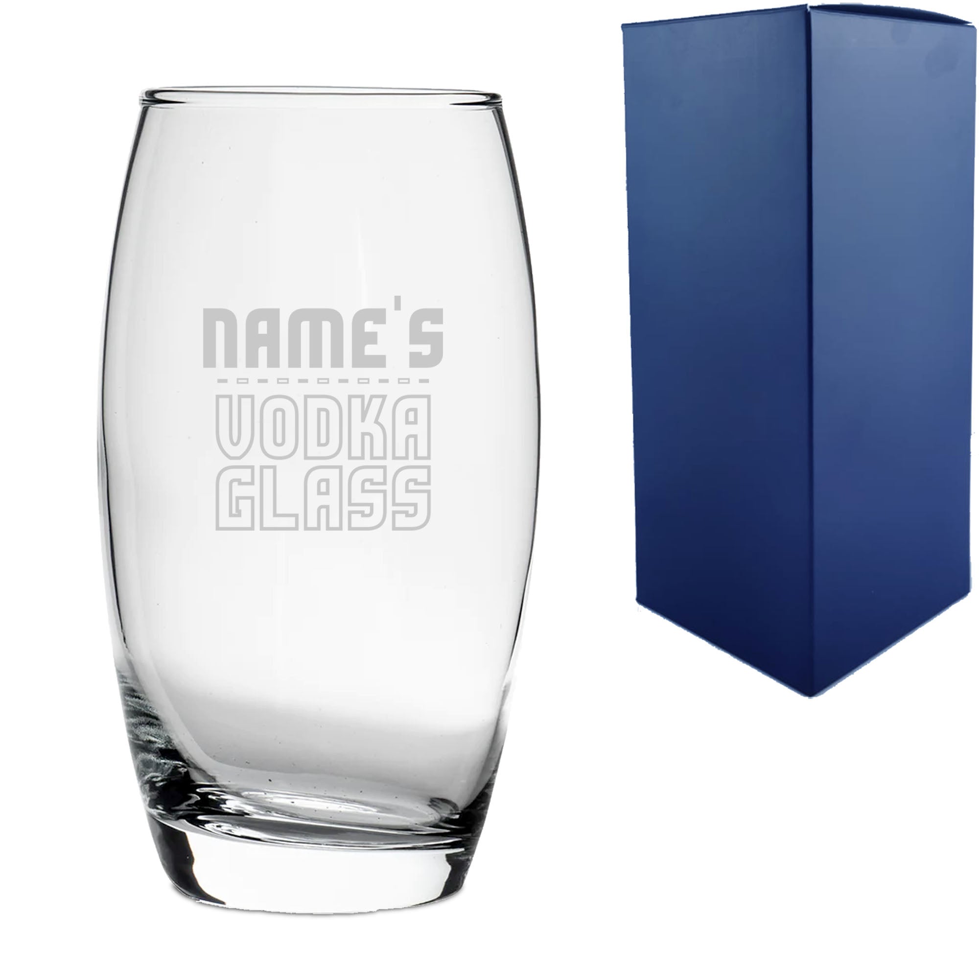 Personalised Engraved Vodka Tondo Hiball with 'Name's Vodka Glass' Design Image 2