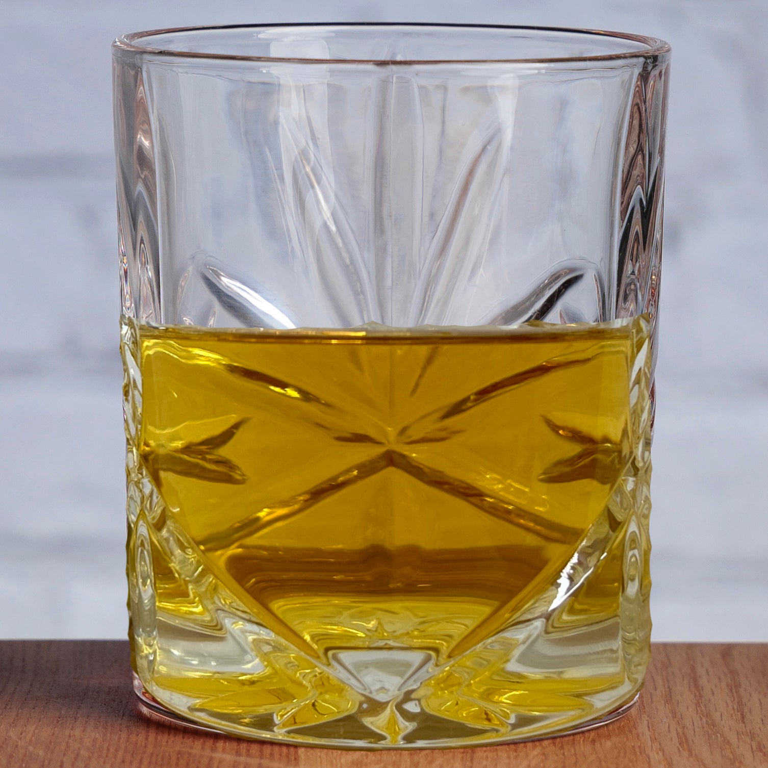 Personalised Monogram Cut Glass Whisky Tumbler