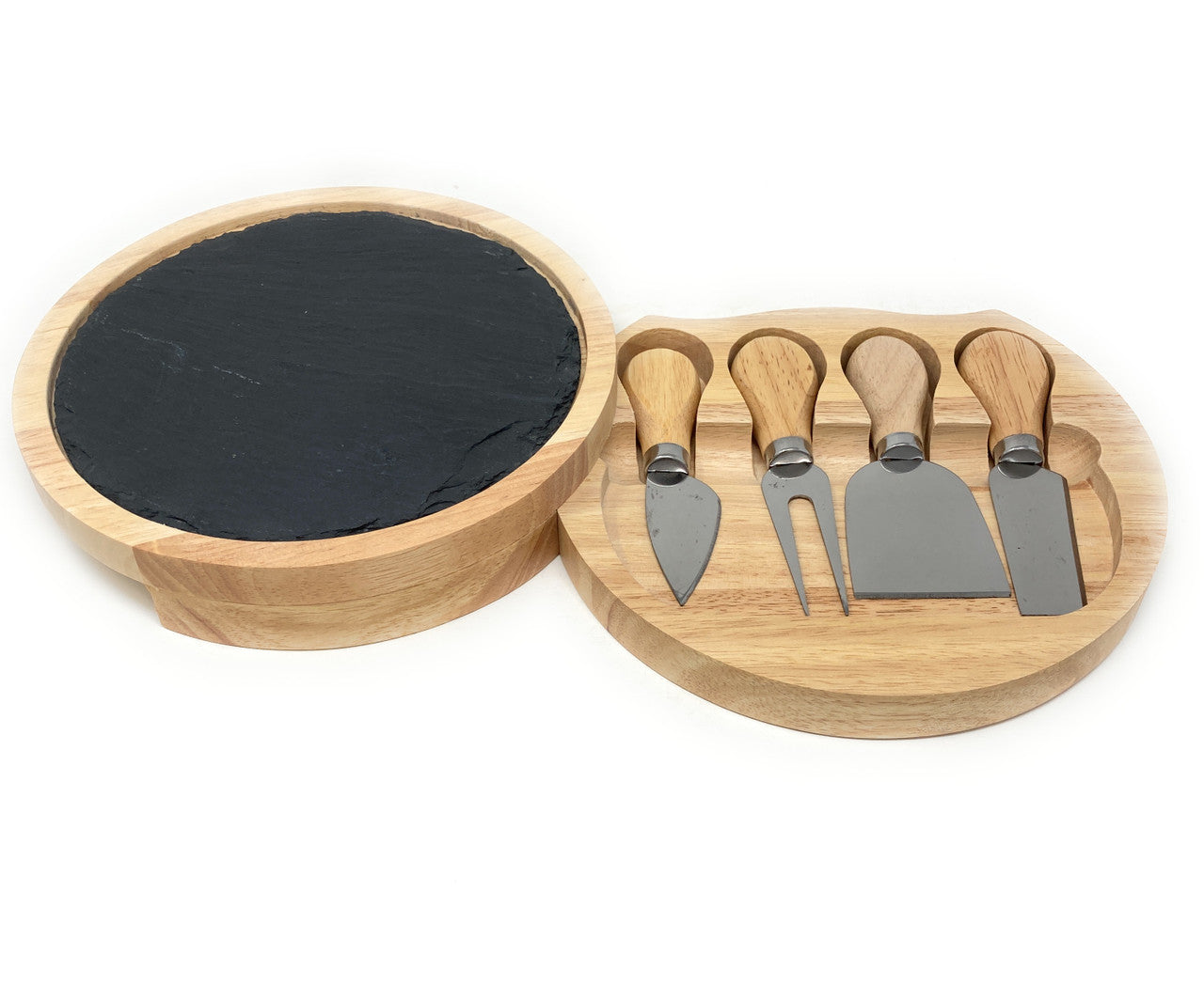 Personalised Father's Day Slate Cheeseboard Gift Set