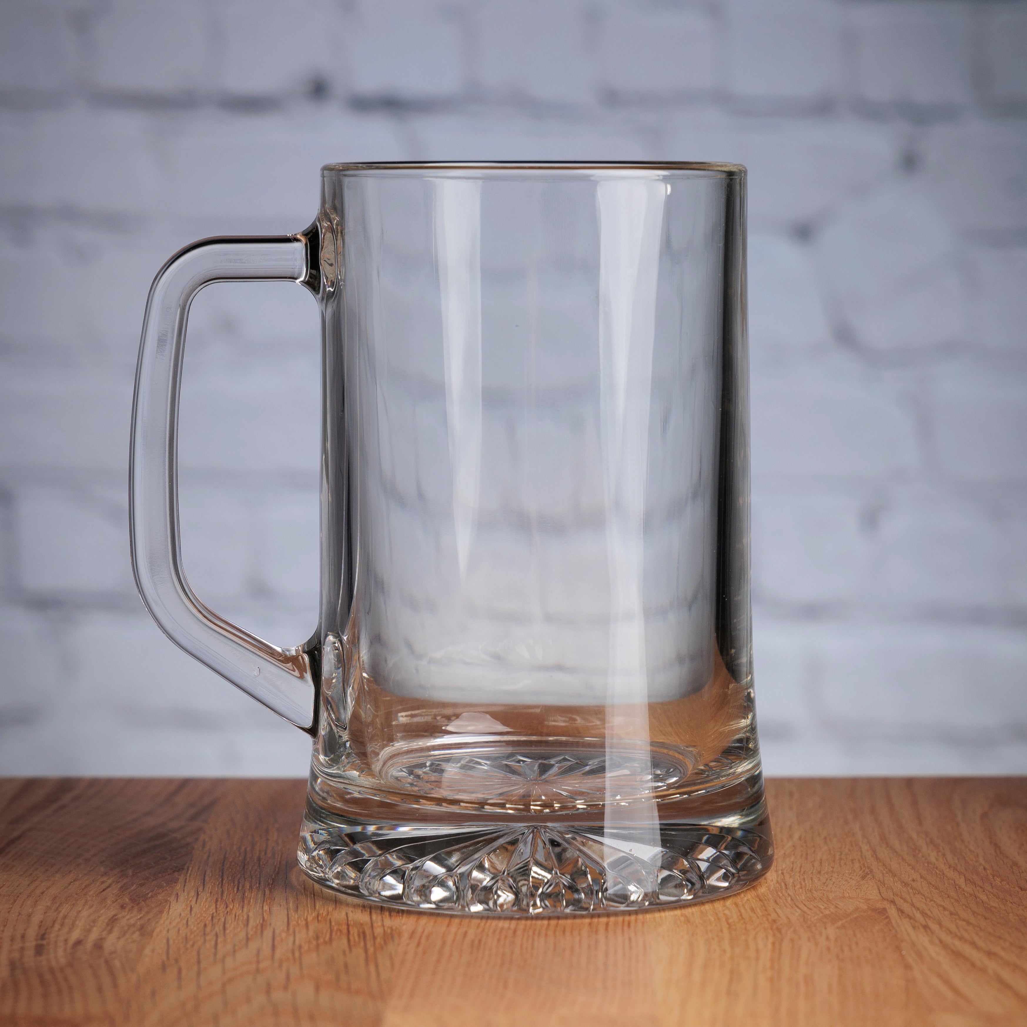 Personalised Happy Birthday Glass Beer Tankard